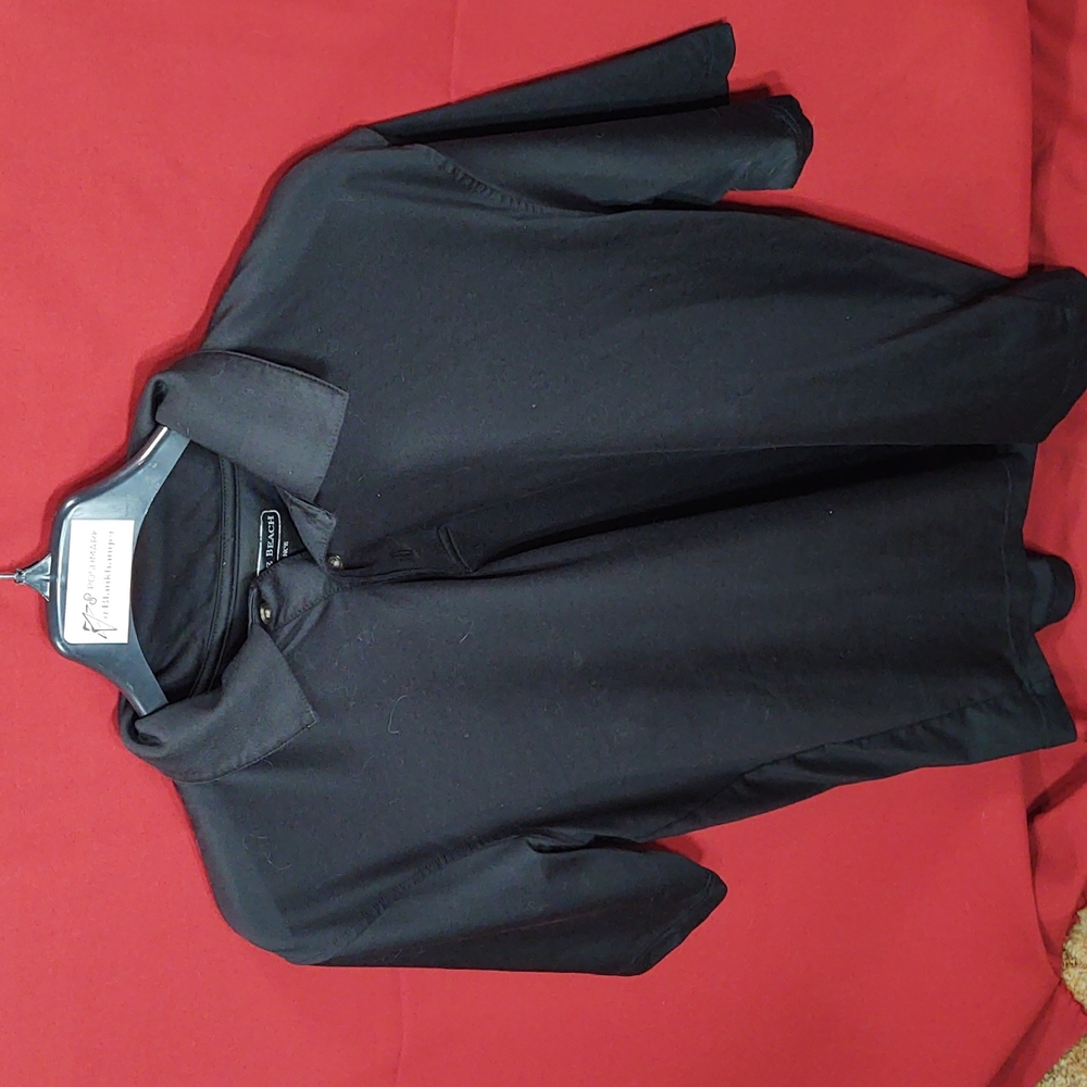 Pebble Beach Short Sleeve Casual Dress Shirt Sz L